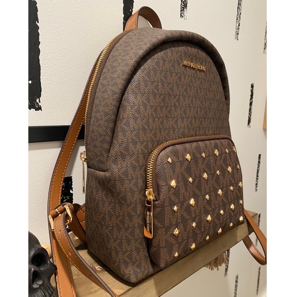 . Michael Kors Medium Erin 35F0GERB2V Backpack In Brown Acorn - Picture 5 of 16